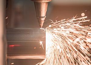 Fiber laser cutting metal tube